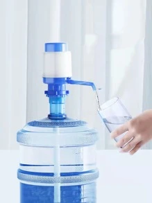 1pc Manual Water Pump, Simple Style Household Vacuum Cleaner - Blue - View 3