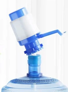 1pc Manual Water Pump, Simple Style Household Vacuum Cleaner - Blue - View 4