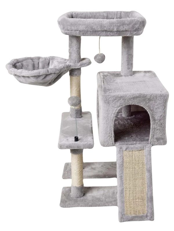 Cute Cat Tree Tower for Indoor Cats Condo with Sisal Scratching Posts