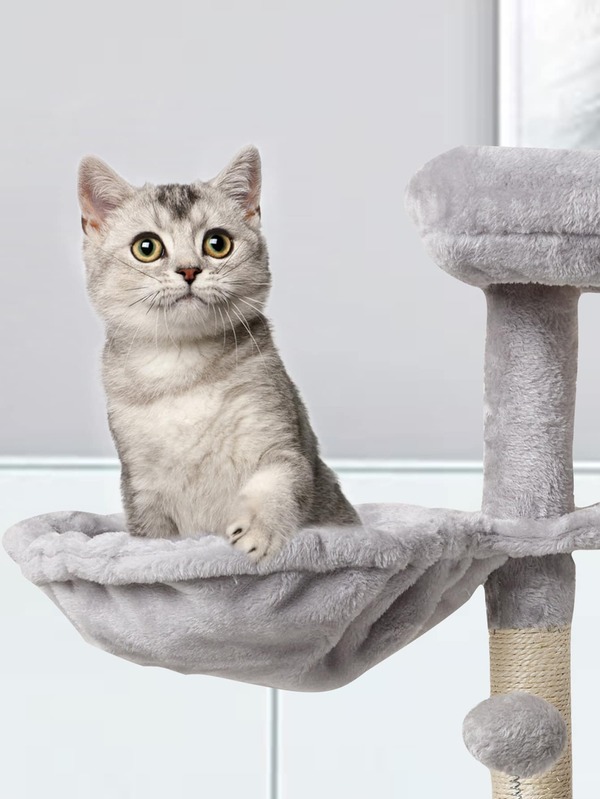 Cute Cat Tree Tower for Indoor Cats Condo with Sisal Scratching Posts