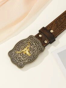 Thắt lưng Boho phong cách Tây cổ điển dành cho quần Jeans Halloween mùa hè, trường học mùa thu, mùa thu, Halloween - màu nâu - Xem 4