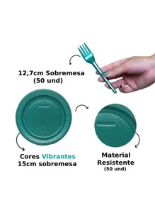 Disposable Kitchenware - Yeşil - Görünüm 2