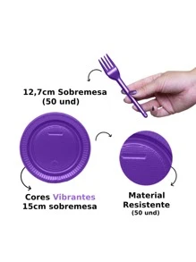Disposable Kitchenware - Purple - View 2