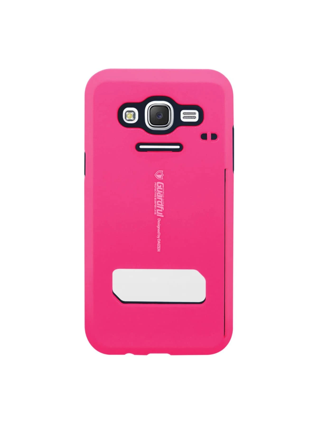 Funda Guardful Uso Rudo con Tarjetero para Galaxy J5 - Rosa Fucsia - Ver 1