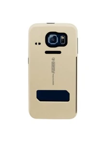 Funda Guardful Uso Rudo con Tarjetero para Galaxy S6 - Dorado - Ver 1