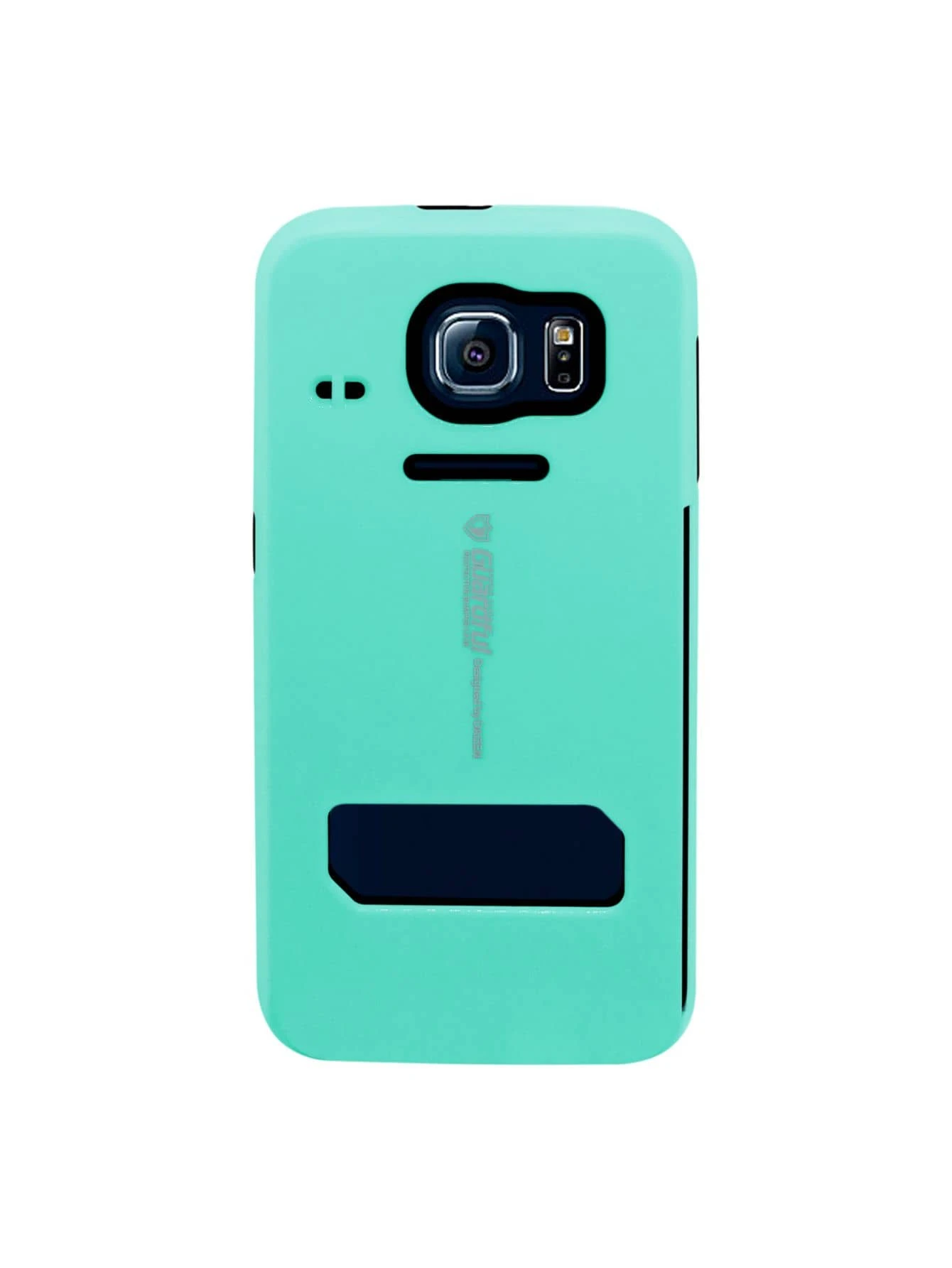 Guardful Heavy Duty Case With Card Holder For Galaxy S6 Edge Plus - 薄荷綠 - 查看 1