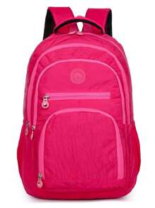 Multineos Comercial Women Functional Backpacks - 玫紅色 - 查看 1