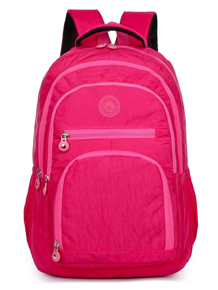 Multineos Comercial Women Functional Backpacks - 玫紅色 - 查看 1