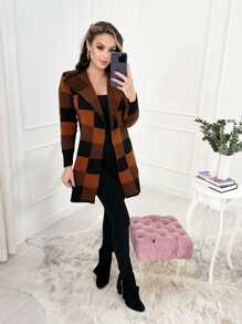 Women Cardigans - màu nâu - Xem 2