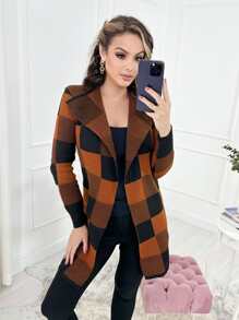 Women Cardigans - màu nâu - Xem 1