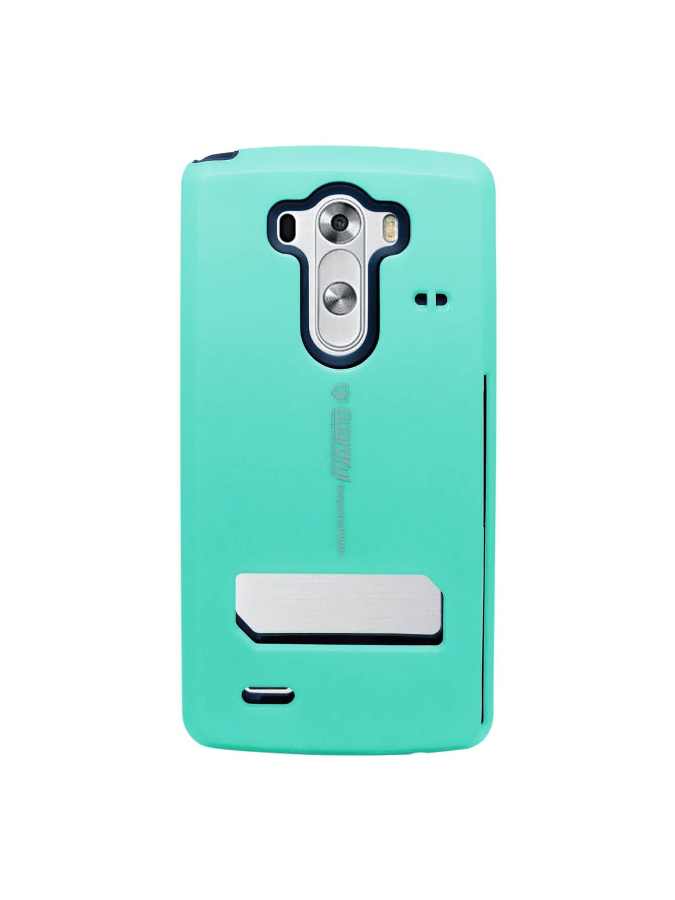 Funda Guardful Uso Rudo con Tarjetero para LG G3 - verde menta - Ver 1