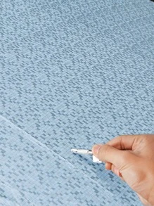 Car Sunshade With Rearview Mirror Cover - Silver - View 4