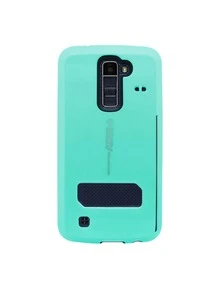 Guardful Heavy Duty Case With Card Holder For  Q10 2015 - Mint Green - View 1
