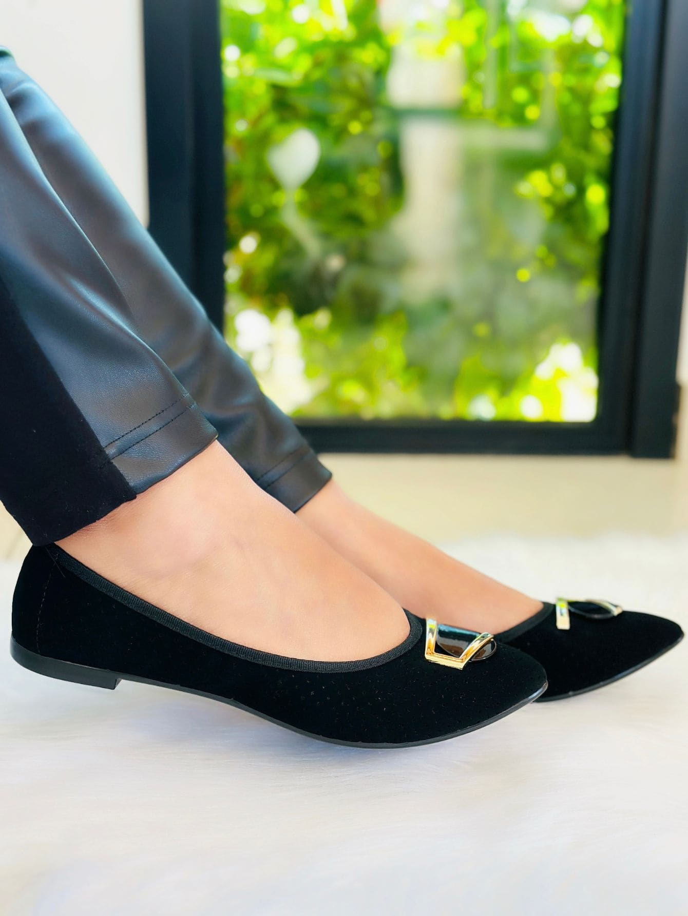 Women Flats - màu đen - Xem 1