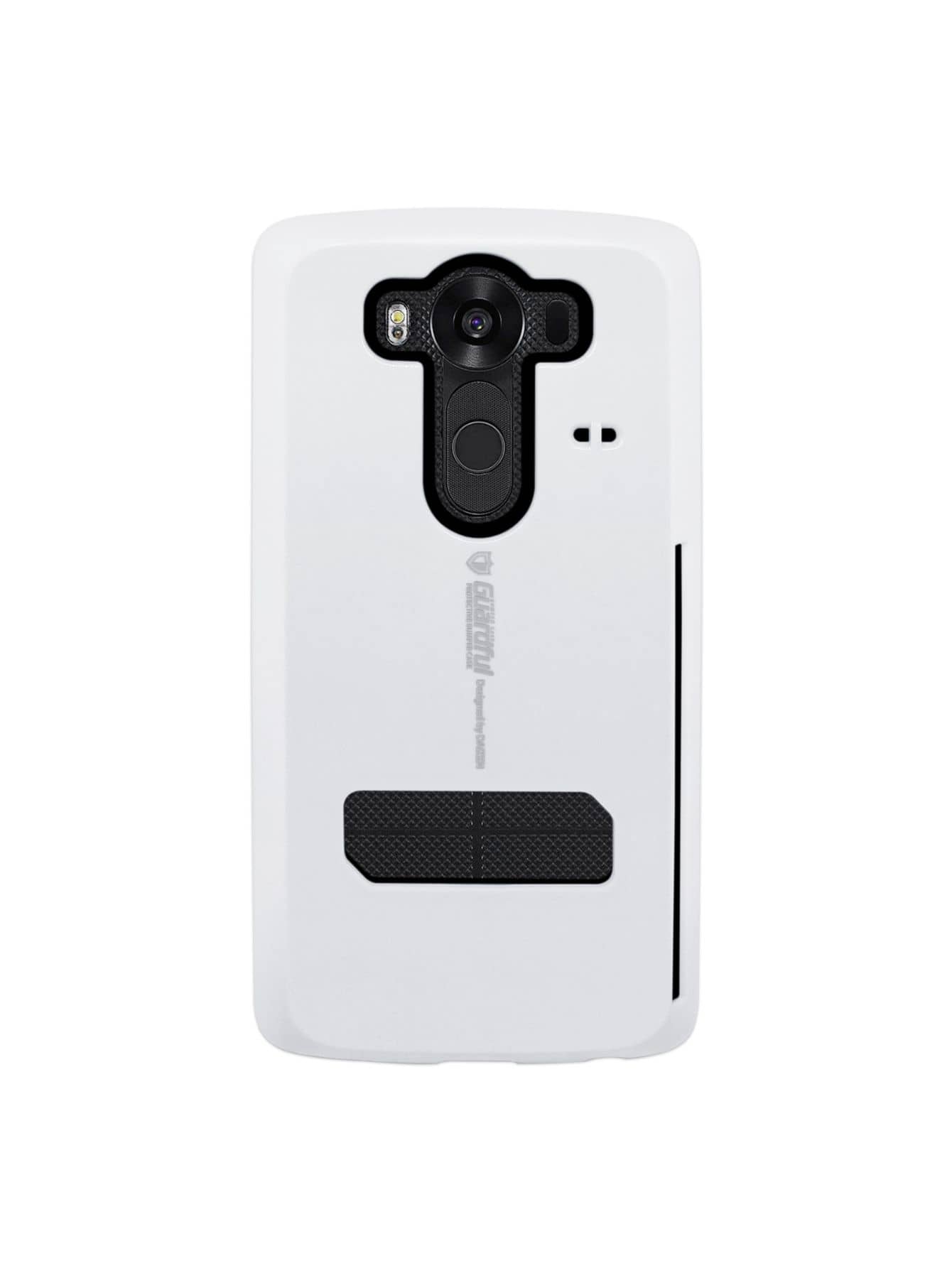 Funda Guardful Uso Rudo con Tarjetero para LG V10 - Blanco - Ver 1