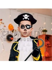 GRUPO CARNAVALLIA Pirate Captain Hook Hook Costume Accessory - Grey - View 4