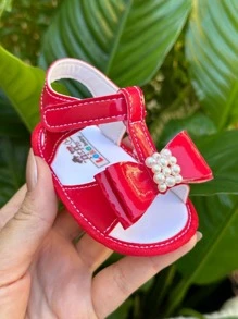 Kids Flat Sandals - Đỏ - Xem 4