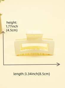 Kẹp Tóc Cổ Điển Cho Nữ, Kẹp Tóc Thanh Lịch - trắng - Xem 4