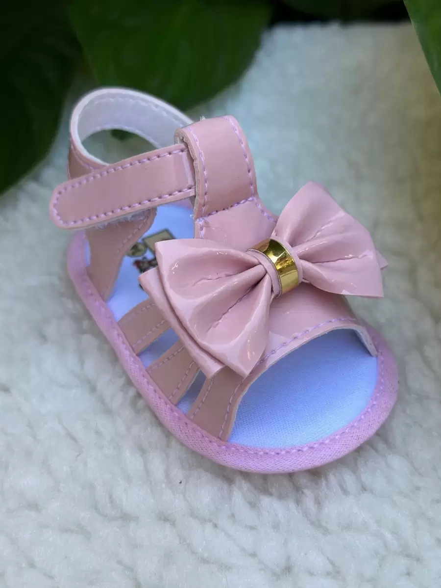 Kids Flat Sandals - Màu Hồng baby - Xem 1