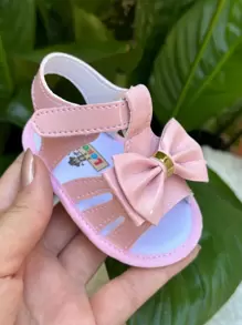 Kids Flat Sandals - Màu Hồng baby - Xem 4