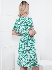 Women Dresses - màu xanh lá - Xem 6