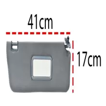 Visera Para Nissan Pick-up 1994-2007 D21 Par - Gris - Ver 5