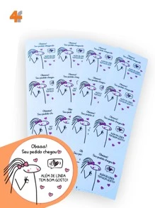 Gift Wrap Tags - Màu Hồng baby - Xem 4