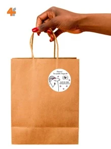 Gift Wrap Tags - Màu Hồng baby - Xem 7