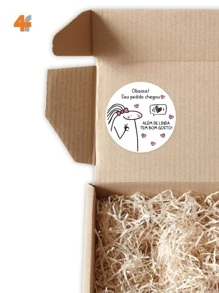 Gift Wrap Tags - Màu Hồng baby - Xem 5