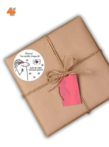 Gift Wrap Tags - Màu Hồng baby - Xem 6