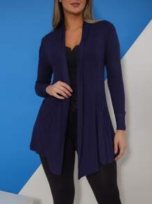 Women Cardigans - Màu xanh hải quân - Xem 5