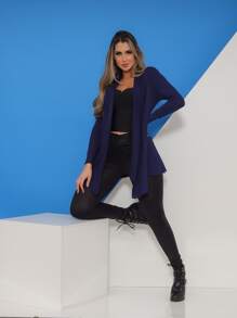 Women Cardigans - Màu xanh hải quân - Xem 6
