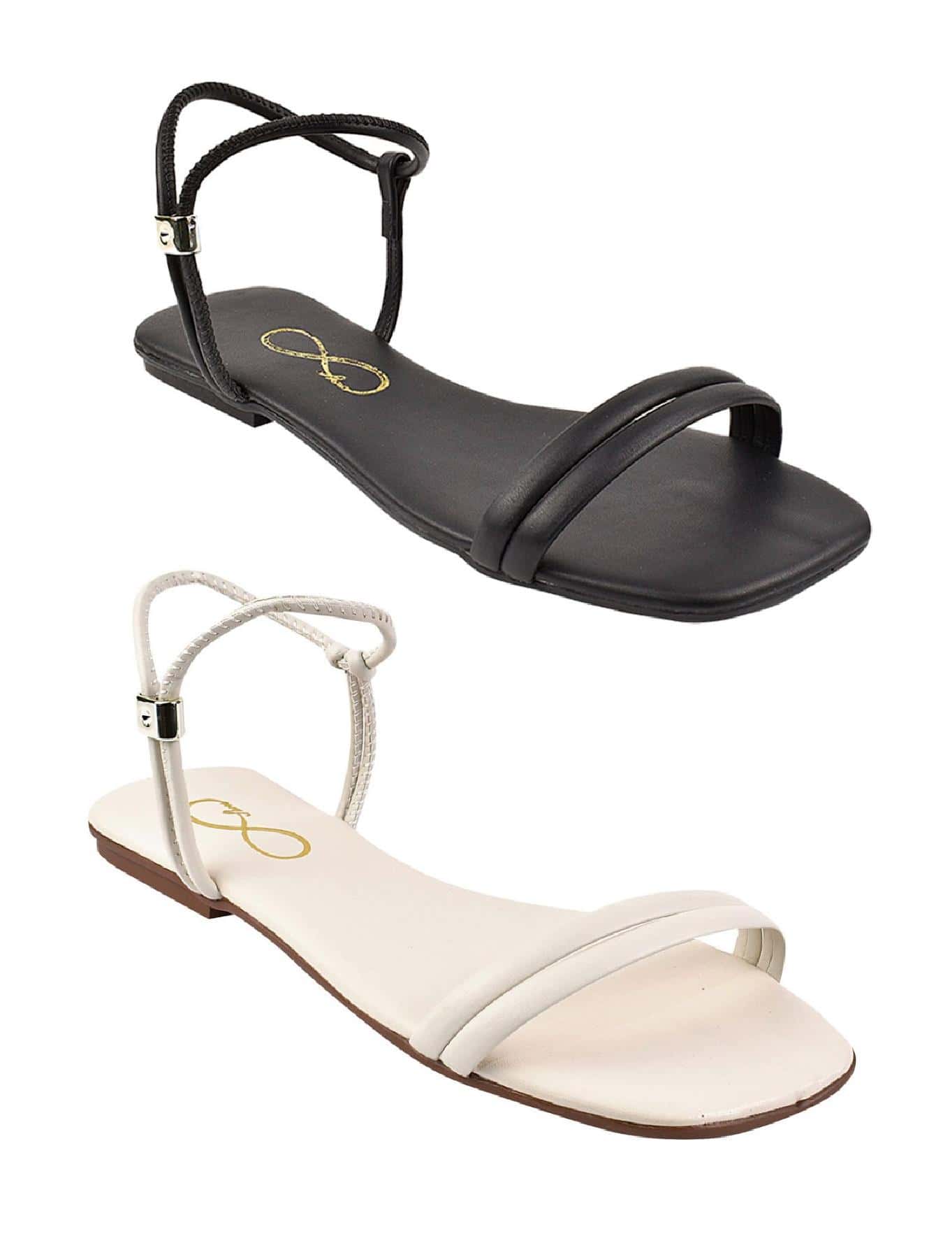 Women Flat Sandals - 白色 - 查看 1