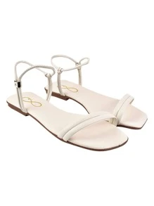Women Flat Sandals - 白色 - 查看 5