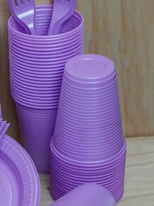 Disposable Kitchenware - Purple - View 1