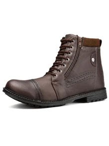 Men Boots - Cà phê nâu - Xem 4