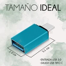 OTG Adapter Usb Female To Type C Male For Mouse Keyboard Memories - 藍色 - 查看 4