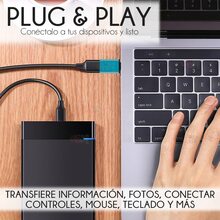 OTG Adapter Usb Female To Type C Male For Mouse Keyboard Memories - 藍色 - 查看 3