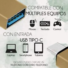 OTG Adapter Usb Female To Type C Male For Mouse Keyboard Memories - Gold - View 6