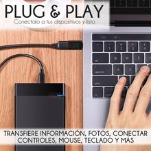 OTG Adapter Usb Female To Type C Male For Mouse Keyboard Memories - 黑色 - 查看 3