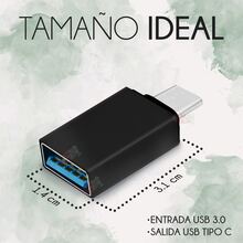OTG Adapter Usb Female To Type C Male For Mouse Keyboard Memories - 黑色 - 查看 4