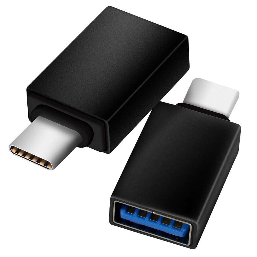 OTG Adapter Usb Female To Type C Male For Mouse Keyboard Memories - 黑色 - 查看 1