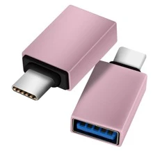 OTG Adapter Usb Female To Type C Male For Mouse Keyboard Memories - 粉色 - 查看 1