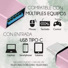 OTG Adapter Usb Female To Type C Male For Mouse Keyboard Memories - 粉色 - 查看 6