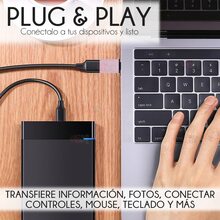 OTG Adapter Usb Female To Type C Male For Mouse Keyboard Memories - 粉色 - 查看 3