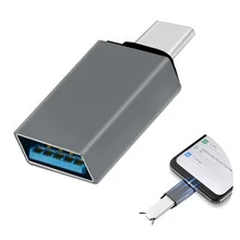 OTG Adapter Usb Female To Type C Male For Mouse Keyboard Memories - 灰色 - 查看 8