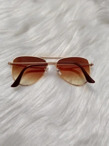 女士太陽眼鏡復古女士夏季禮物 - 玫瑰金 - 查看 2