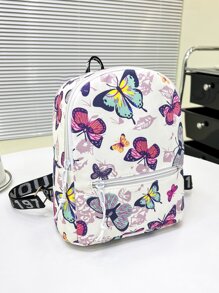 Balo du lịch in hình bướm mùa hè tươi mát, cặp đi học cho học sinh tốt nghiệp, nữ sinh tuổi teen, sinh viên năm nhất, năm hai, năm ba & năm tư ở trường cao đẳng, trường đại học & trung học, hoàn hảo cho hoạt động ngoài trời, du lịch & trở lại trường, ba lô đi học, sức chứa lớn, di động, dành cho nữ sinh tuổi teen, sinh viên đại học, trường cao đẳng, trường tiểu học, trường trung học cơ sở, trường trung học phổ thông, công việc, kinh doanh, đi lại, ngoài trời, du lịch, dã ngoại Valentine - Nhiều màu - Xem 1