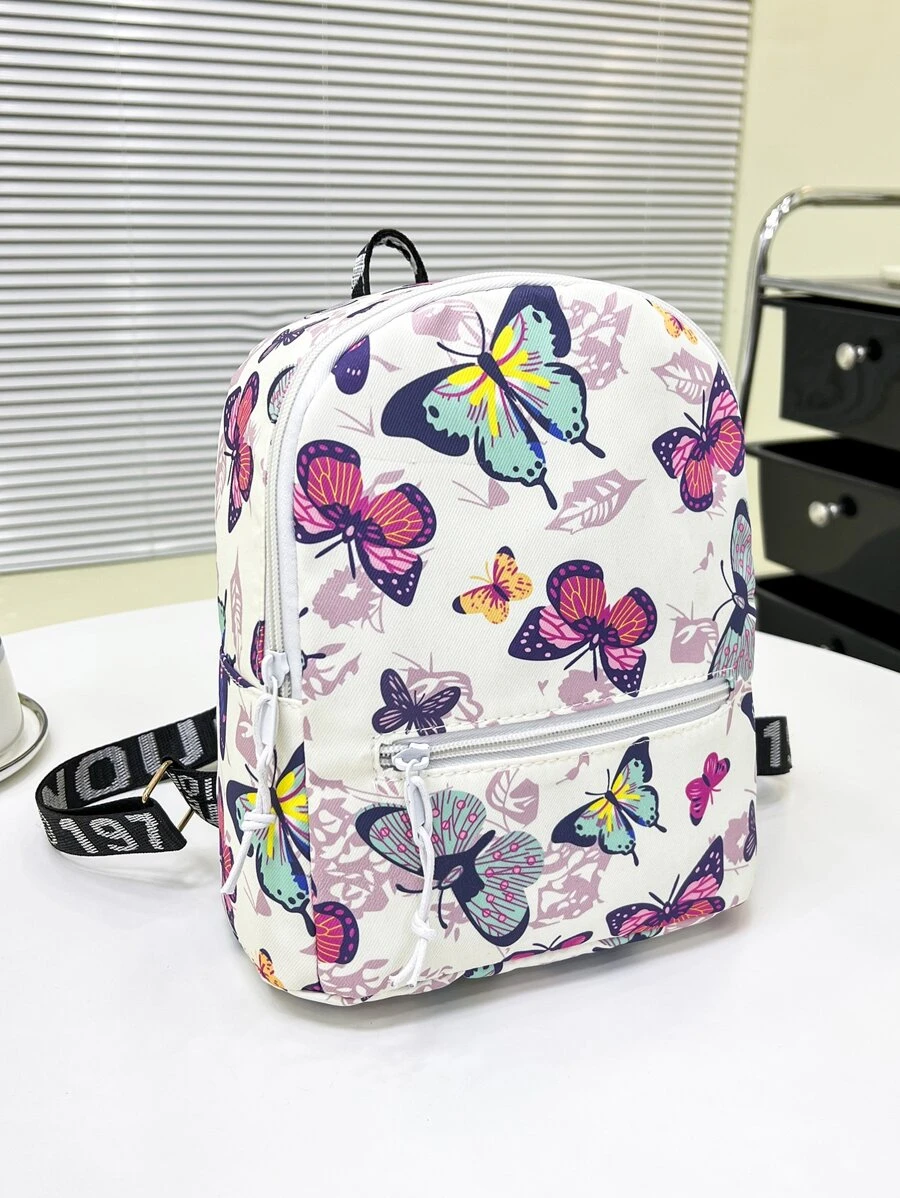 Balo du lịch in hình bướm mùa hè tươi mát, cặp đi học cho học sinh tốt nghiệp, nữ sinh tuổi teen, sinh viên năm nhất, năm hai, năm ba & năm tư ở trường cao đẳng, trường đại học & trung học, hoàn hảo cho hoạt động ngoài trời, du lịch & trở lại trường, ba lô đi học, sức chứa lớn, di động, dành cho nữ sinh tuổi teen, sinh viên đại học, trường cao đẳng, trường tiểu học, trường trung học cơ sở, trường trung học phổ thông, công việc, kinh doanh, đi lại, ngoài trời, du lịch, dã ngoại Valentine - Nhiều màu - Xem 1