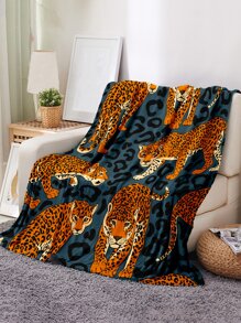 1 chiếc chăn da báo ấm áp và đa năng - Nhiều màu - Xem 3